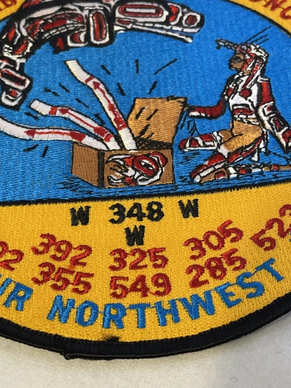 1993 OA W-1B Section Conclave Patch Tahoma 348 Host Northwest Traditions BSA Sco - Picture 5 of 5